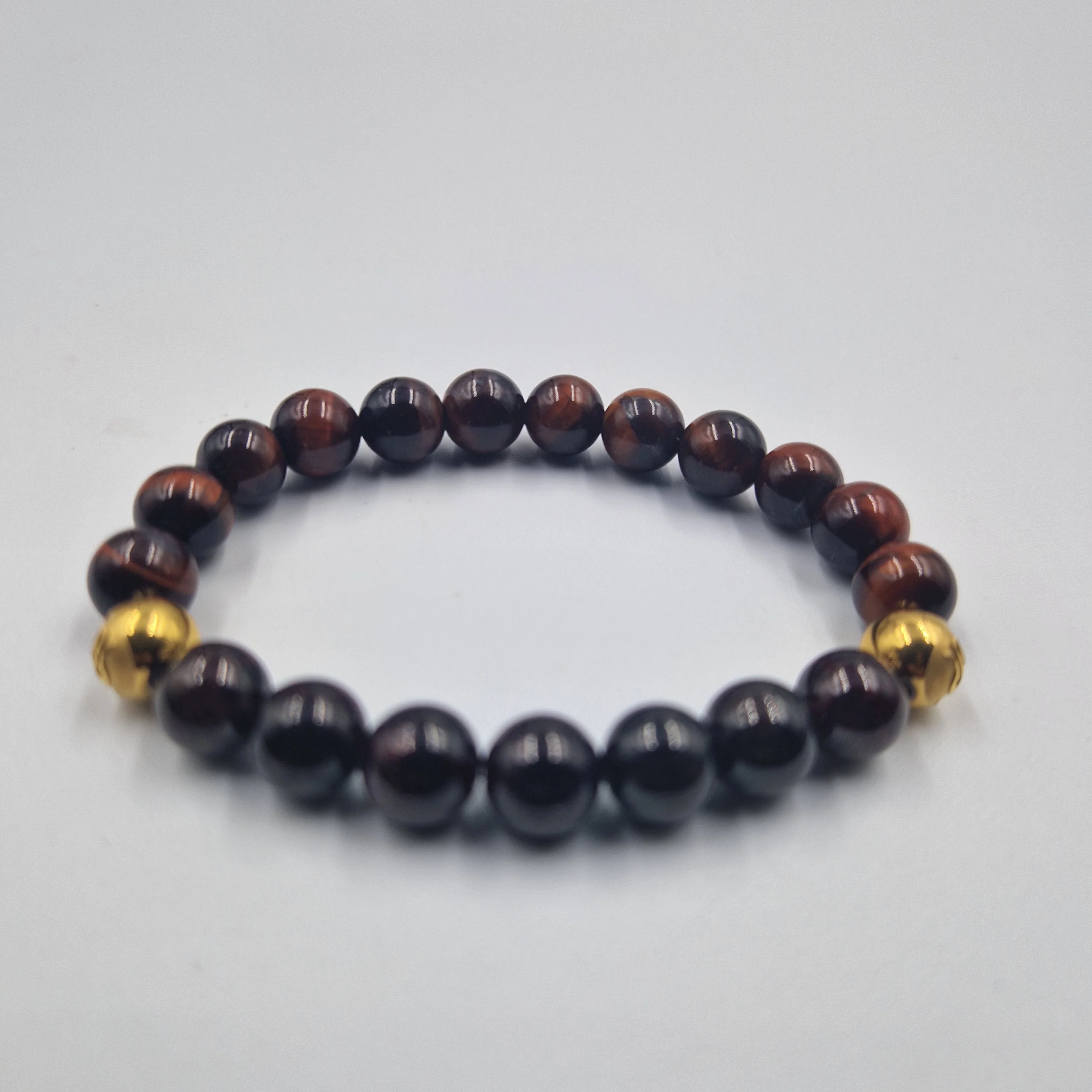 Bracelet en Œil de taureau et Grenat - Image 3