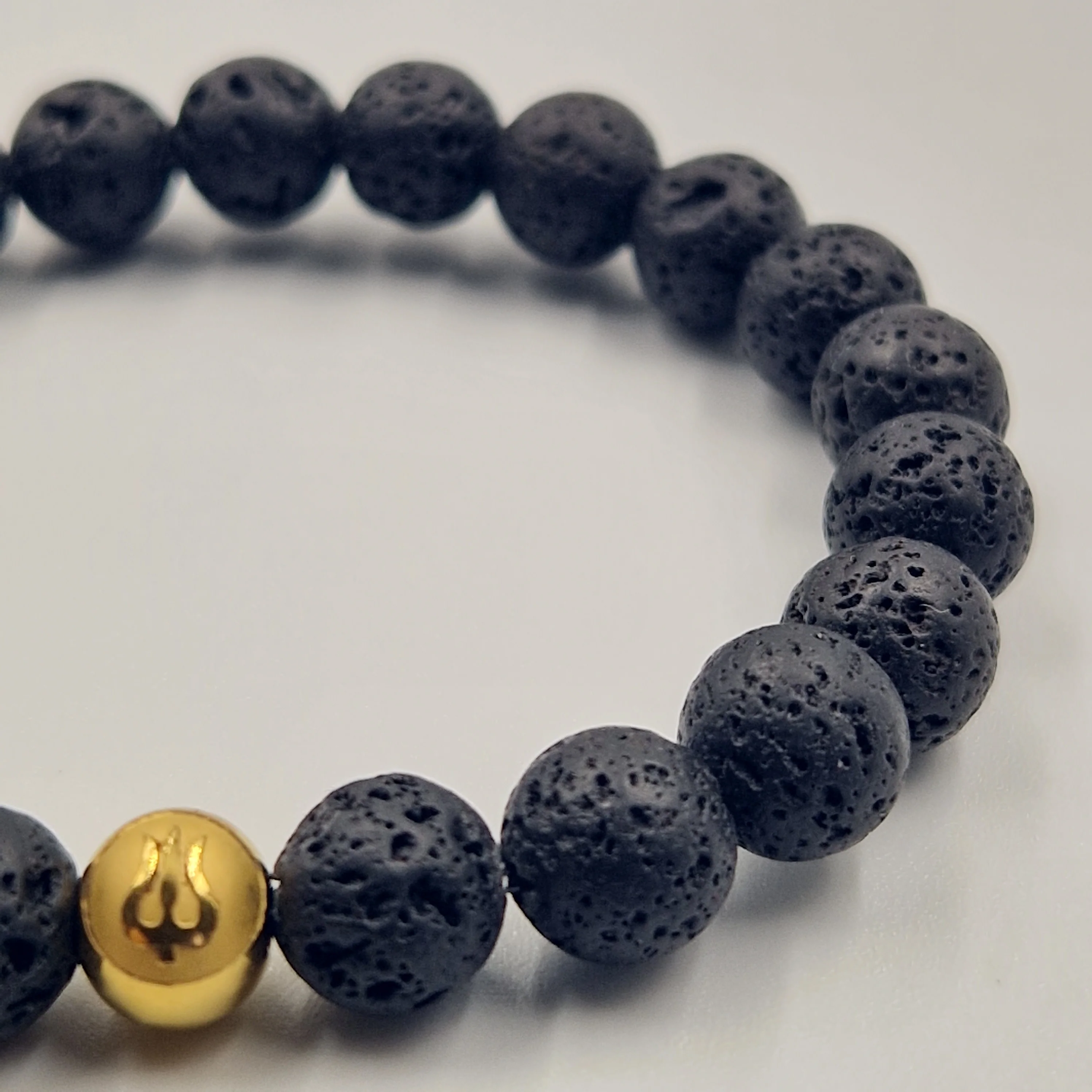 Bracelet en Pierre de lave - Image 2