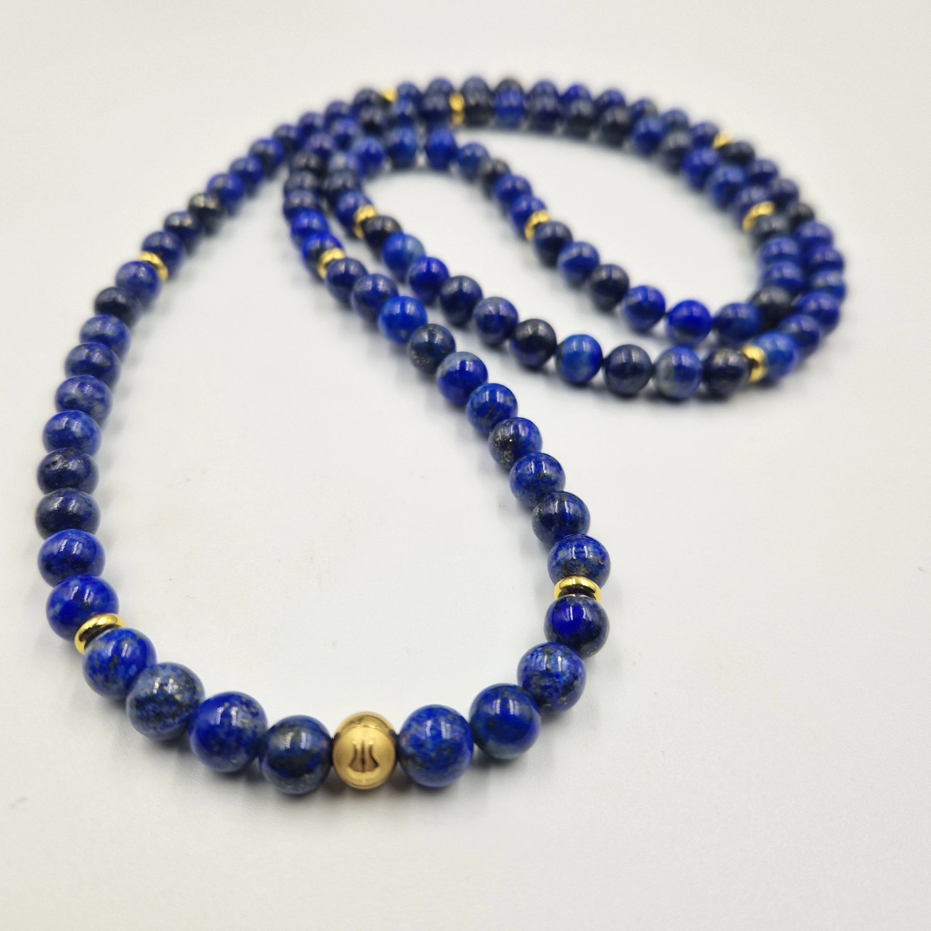 Collier mala en Lapis-lazuli - 108 perles 8mm